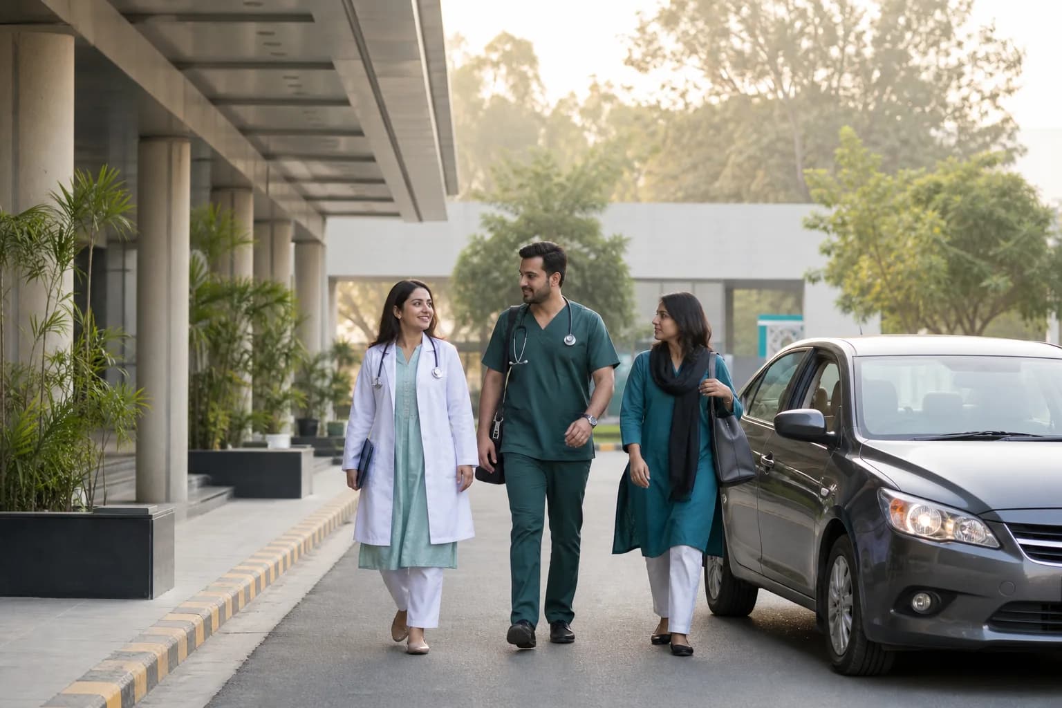 Carpooling to PIMS (Pakistan Institute of Medical Sciences), G-8/3, Ibn-e-Sina Road
