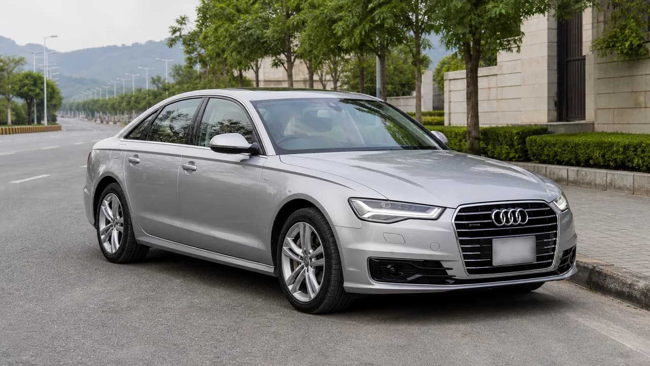 Audi A6 for hire with driver in Islamabad