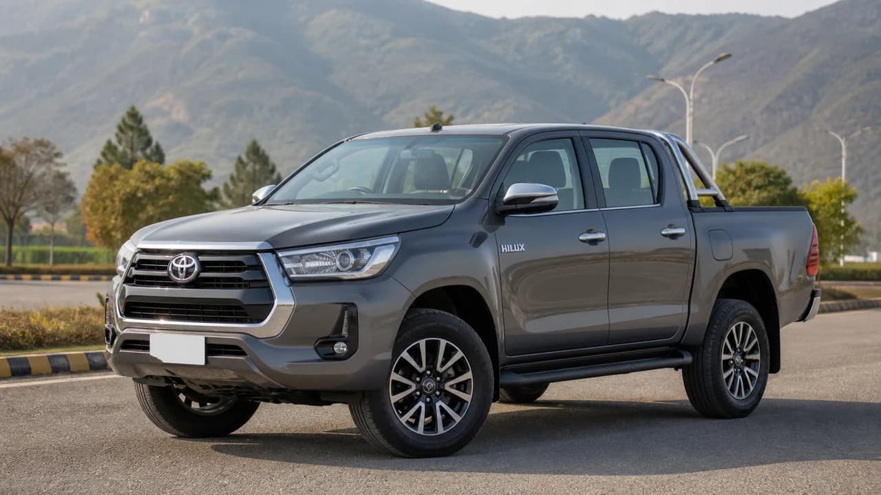 Toyota Hilux Revo for hire with driver in Islamabad