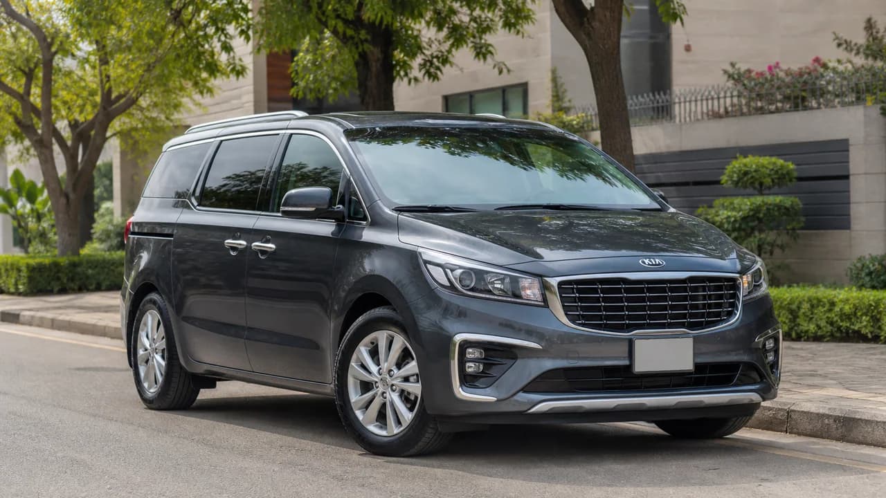 Kia Grand Carnival for hire with driver in Islamabad