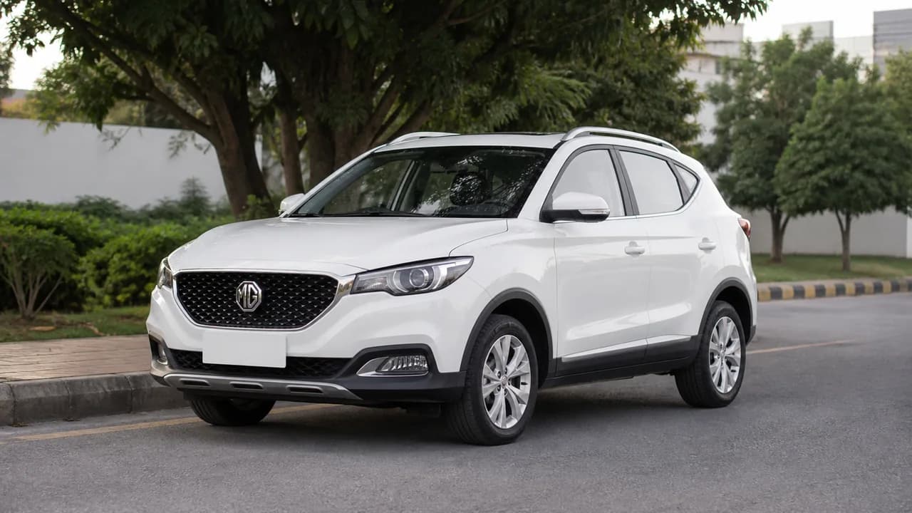 MG ZS for hire with driver in Islamabad