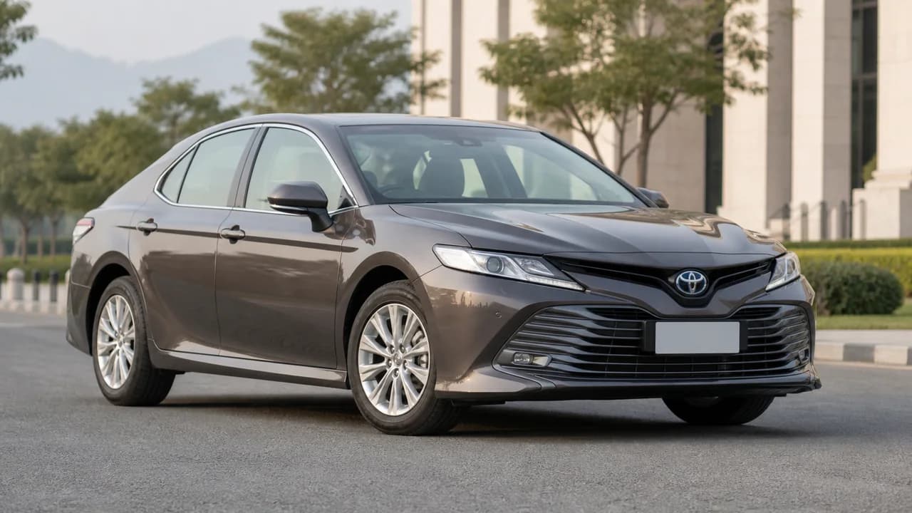 Toyota Camry for hire with driver in Islamabad